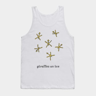 Giraffes on Ice Tank Top